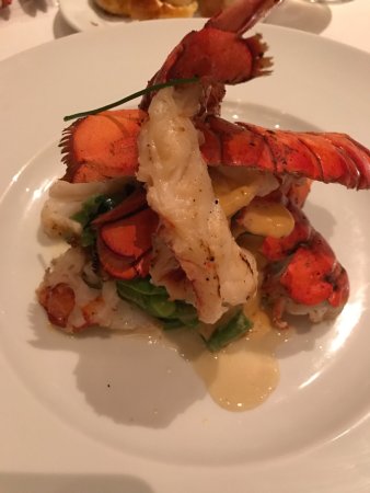 Geronimo signature dishes Tellicherry Rubbed Elk Tenderloin, Mesquite Grilled Maine Lobster Tails, Green Miso Sea Bass, Wasabi Caesar Salad